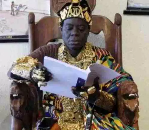 Ghanaian King Who Rules His People Via Skype Builds A Jail For Women In The Town (Photos)